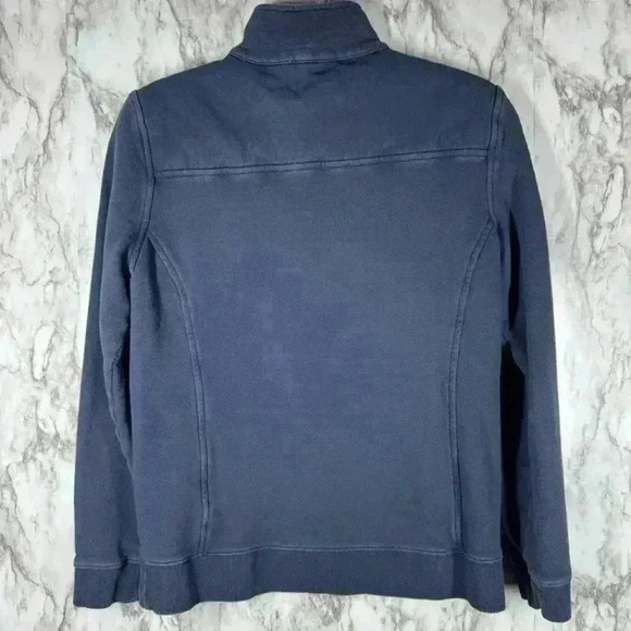 Vineyard Vines Women's Long Sleeve Medium Blue Zip Pullover Sweatshirt Size XS - Picture 2 of 6